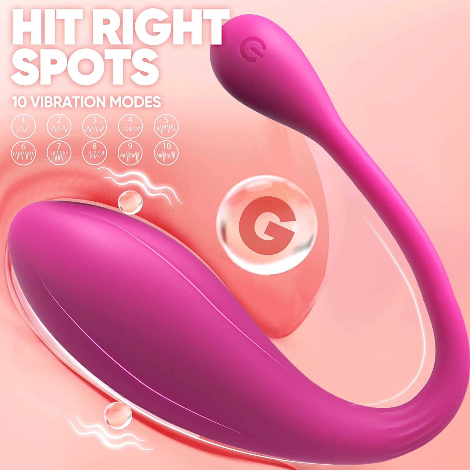 G Spot Couple Vibrator for Women with 10 Vibrations