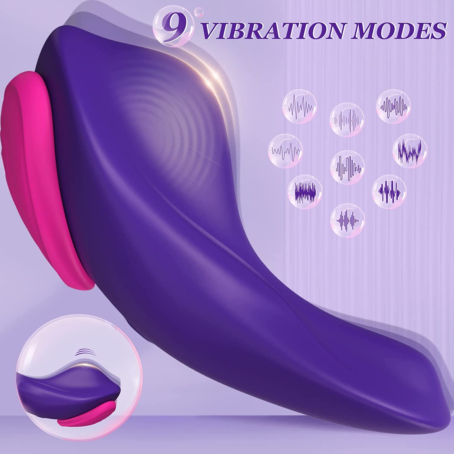 Wearable Panty Vibrator 9 Vibrating Modes