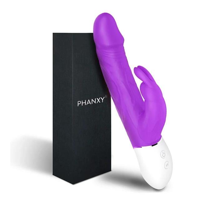 PHANXY Realistic Vibrator with Bunny Ears - PHANXY