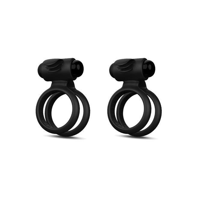 PHANXY Vibrating Cock Ring with Double Ring Adjustable Cock Ring - PHANXY