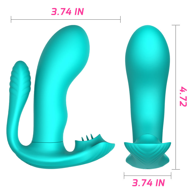 PHANXY Mermaid Wearable G Spot&Anal plug Vibrator