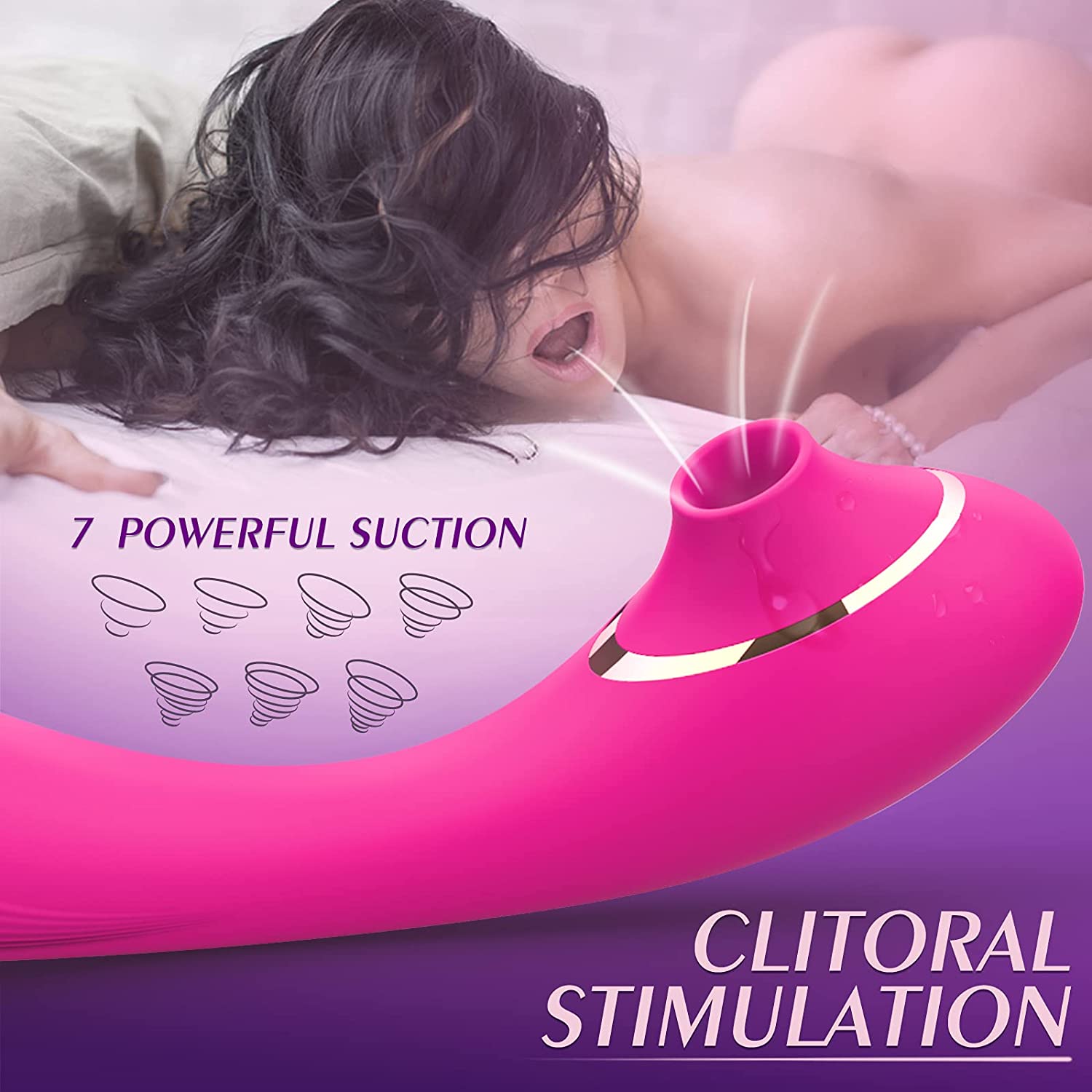 PHANXY Bendable Sucking & G-Spot Flapping Dildo Vibrator