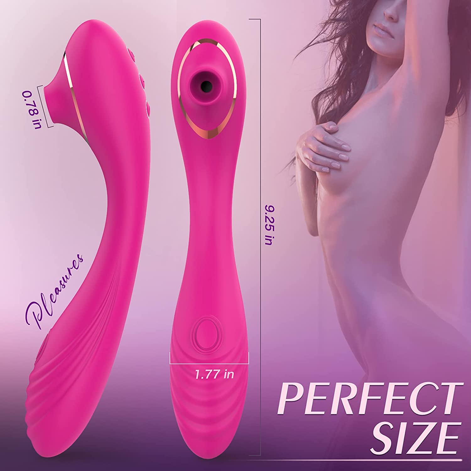 PHANXY Bendable Sucking & G-Spot Flapping Dildo Vibrator