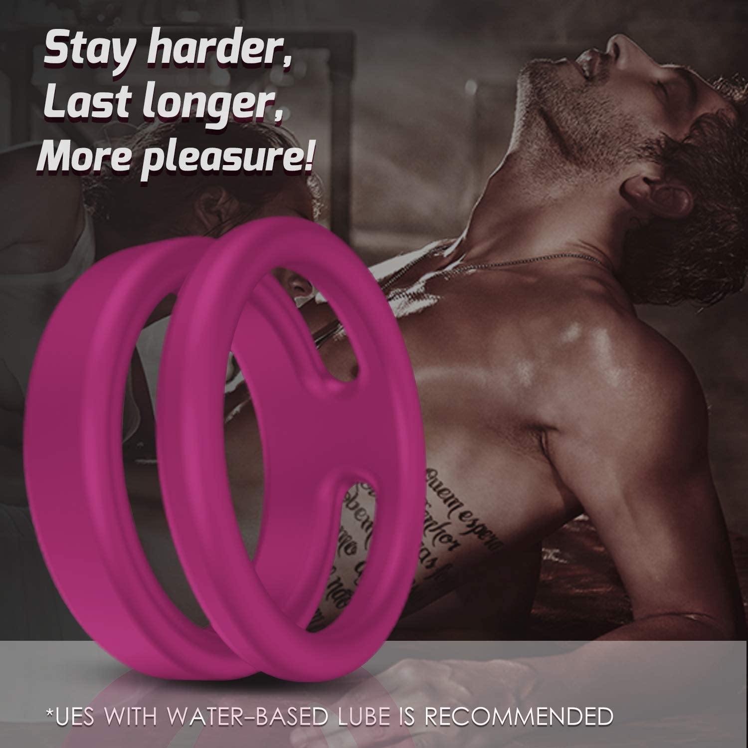 PHANXY Silicone Dual Penis Ring 118-4 - PHANXY