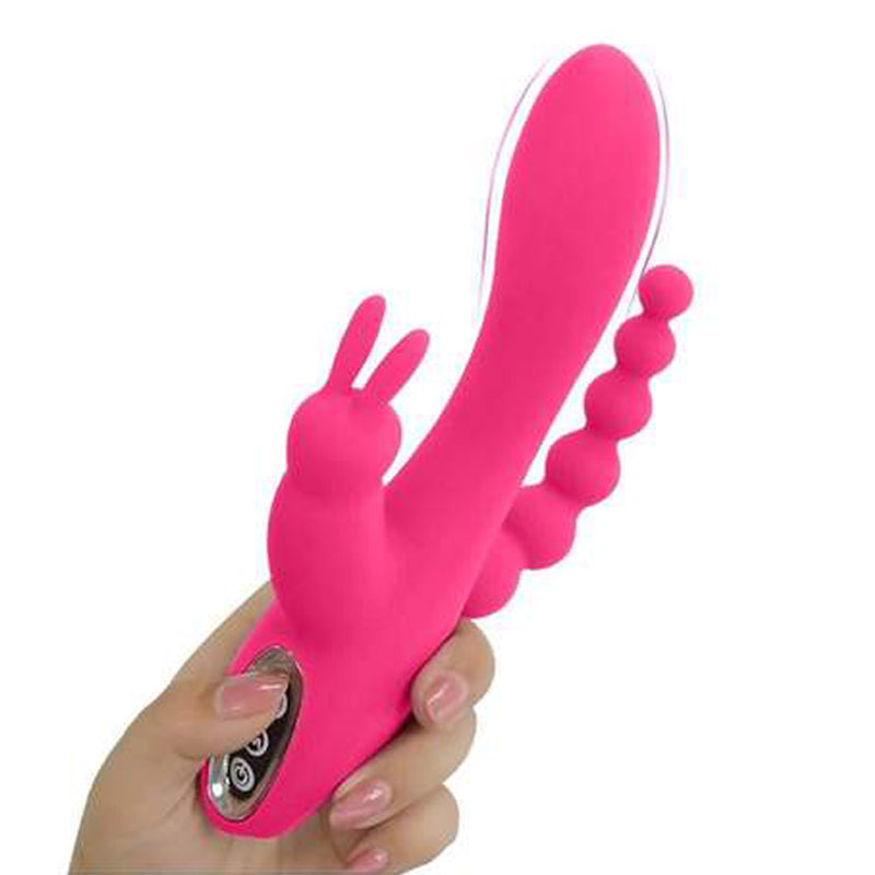 PHANXY 3 in1 Rabbit G-Spot Stimulator Anal Dildo Vibrator